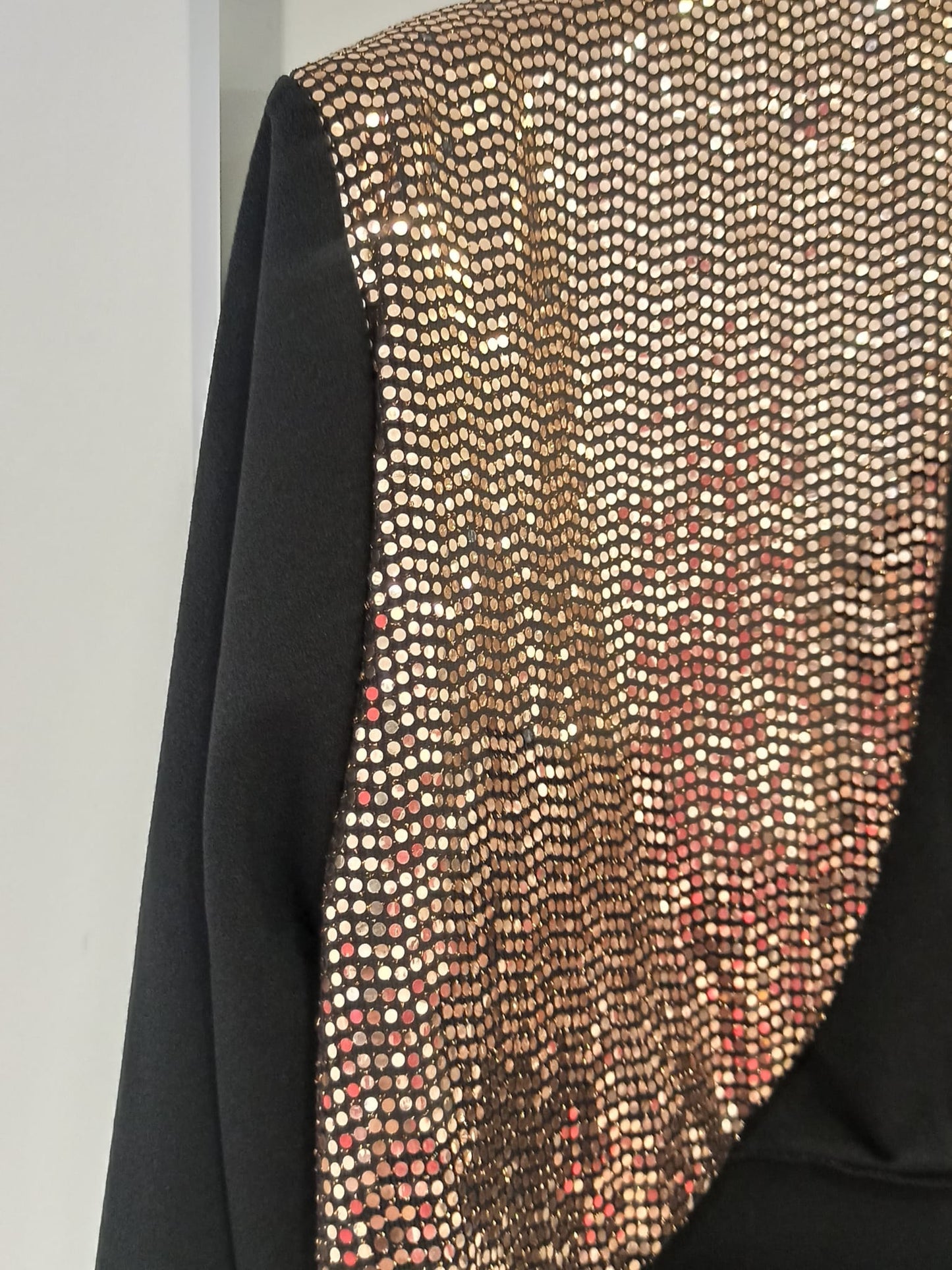 Bolero de Fiesta con brillos Doradas