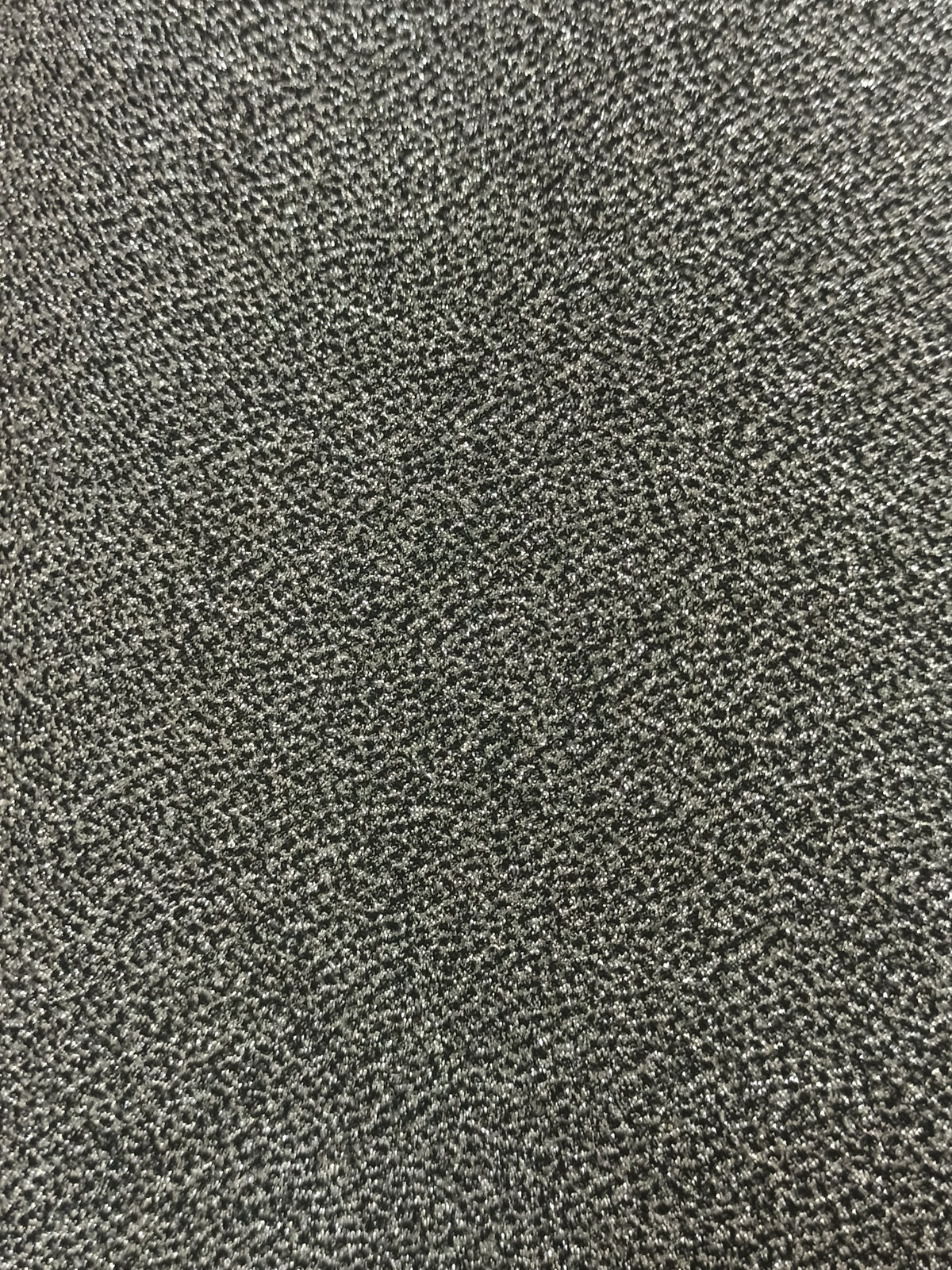 Detalle real del tejido de lurex del pantalón