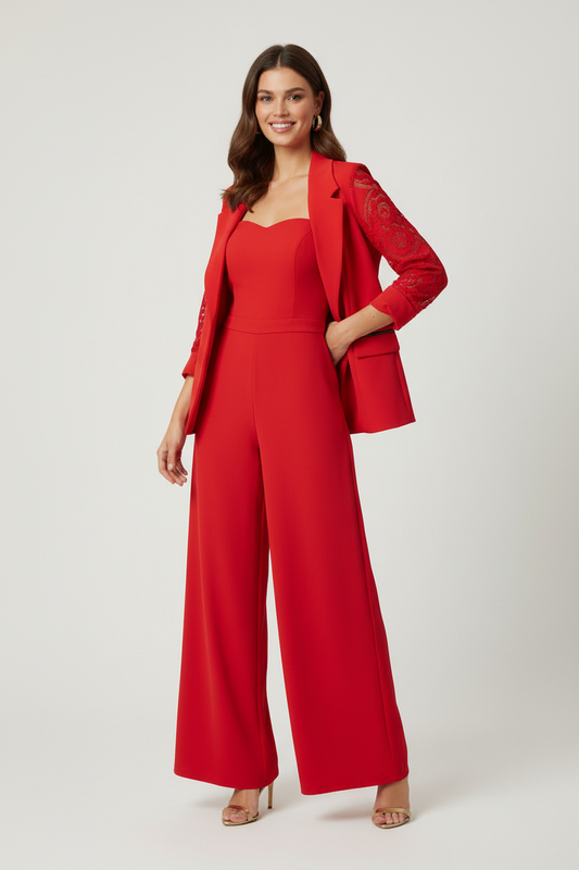 Blazer Rojo con Mono Palabra de Honor