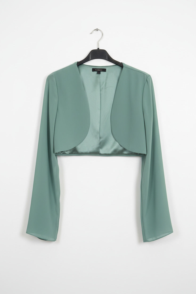 Torera de Gasa con Manga Campana Verde claro U (36 38)