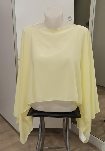 capa de gasa amarilla para vestidos de fiesta