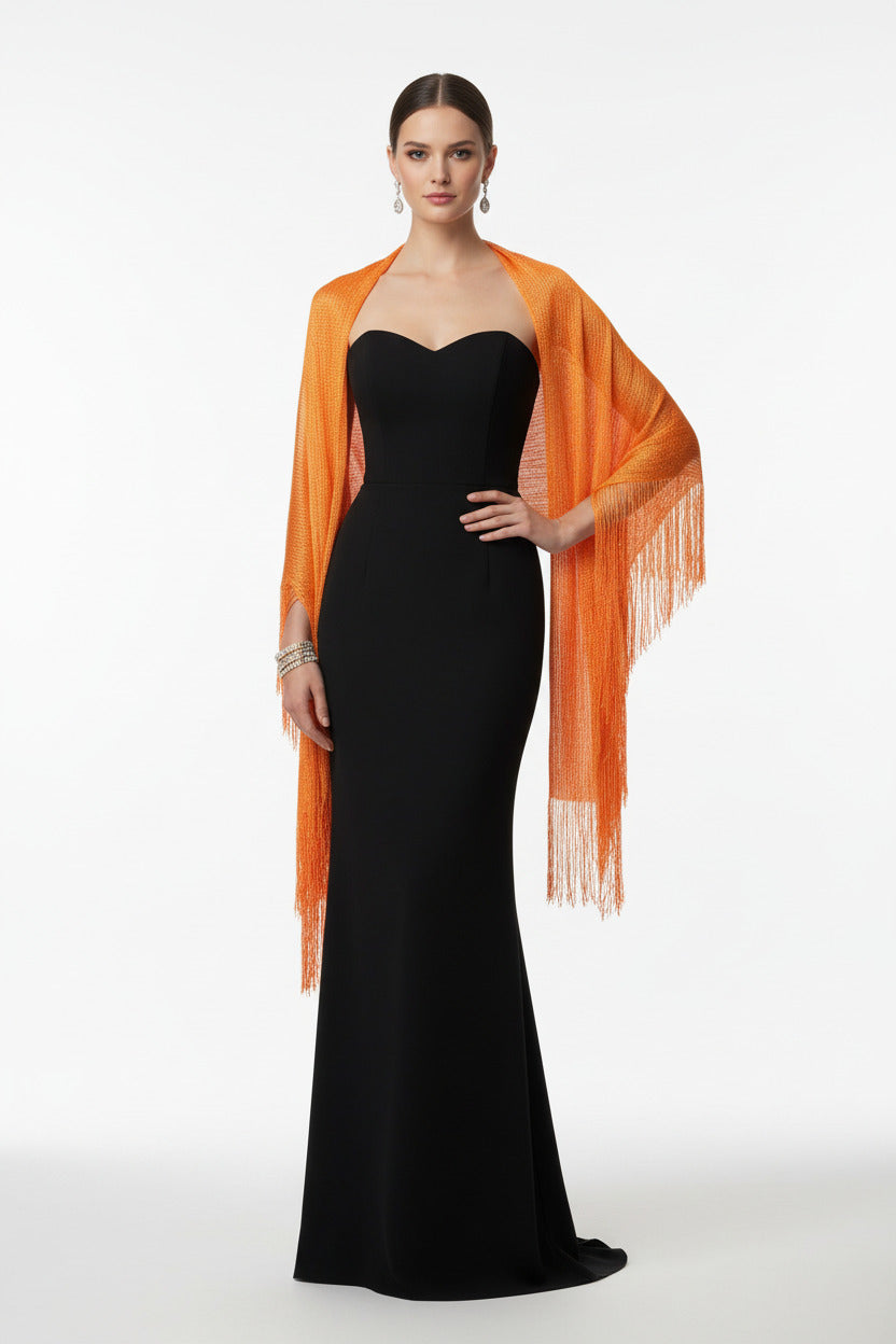 Chal de Fiesta con Flecos