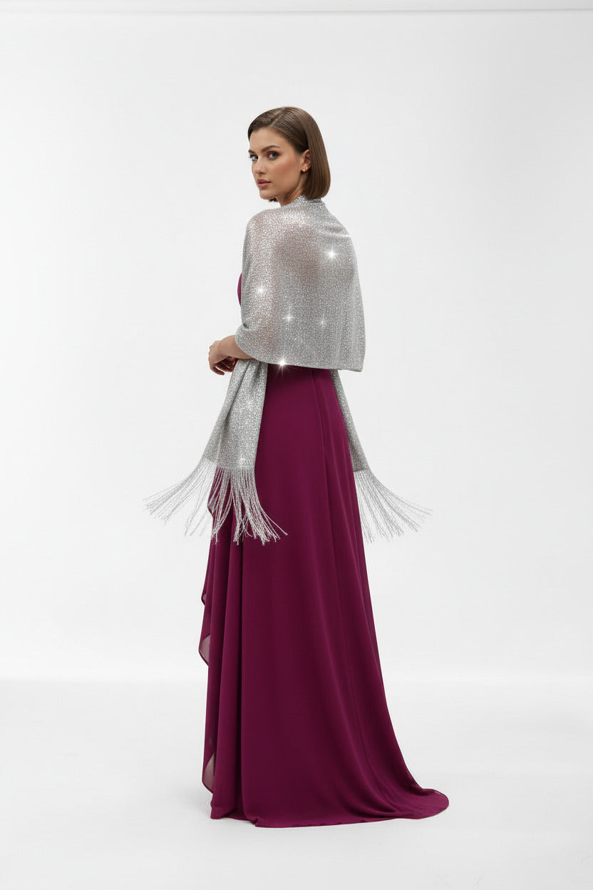 Chal de Fiesta con Flecos