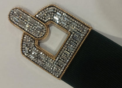 Cinturón de Fiesta con Hebilla de Cristales