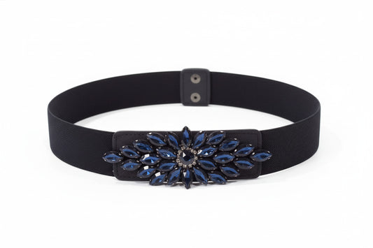 Cinturón de fiesta azul marino con Azul marino para vestidos de noche y boda