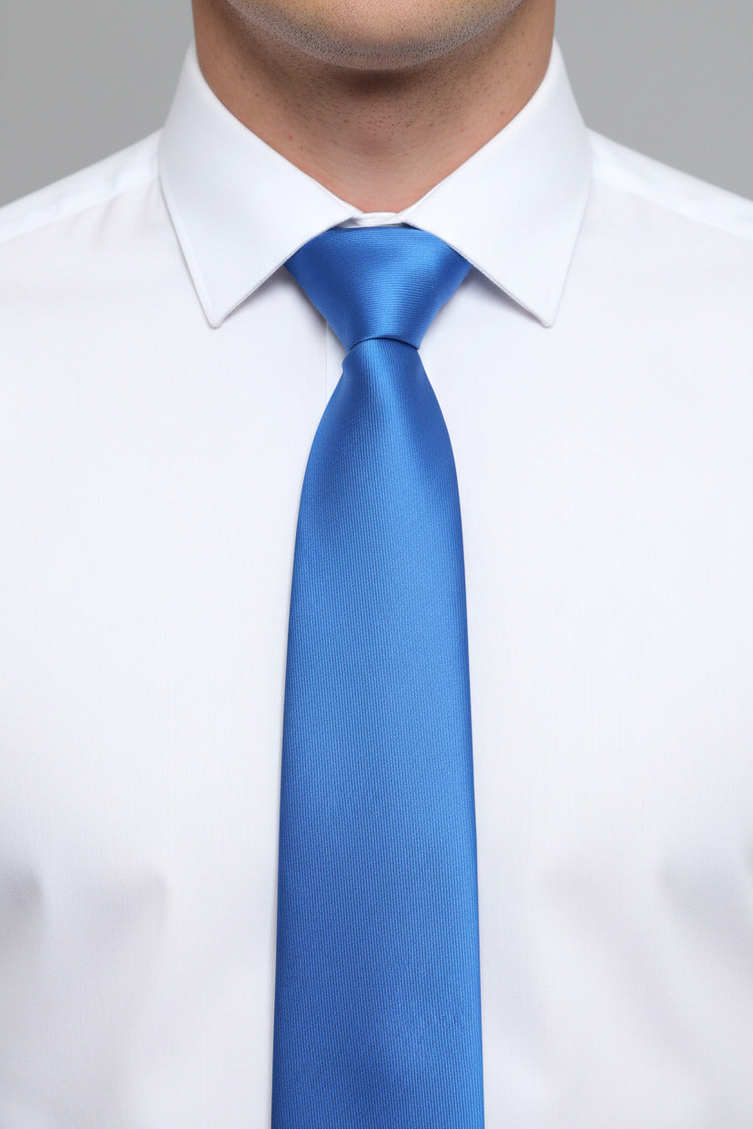 corbata azul para hombre