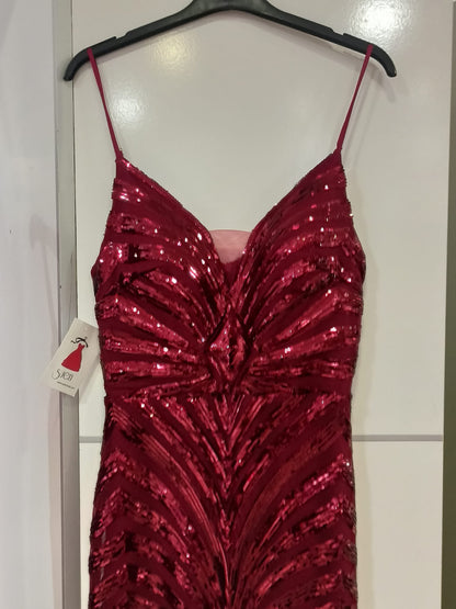 Vestido de Fiesta Sirena con Lentejuelas Gable - Escote en V