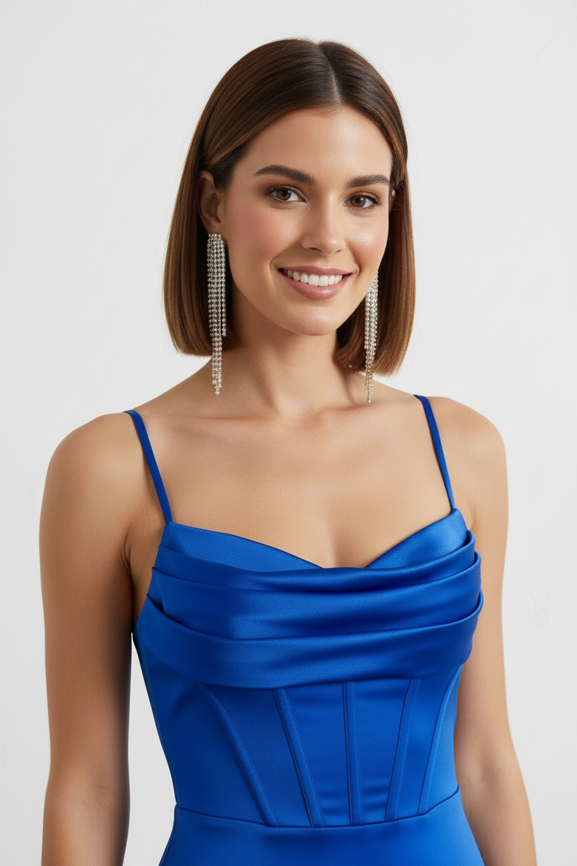 Vestido de Fiesta Largo Turín-Con Corsé y Abertura