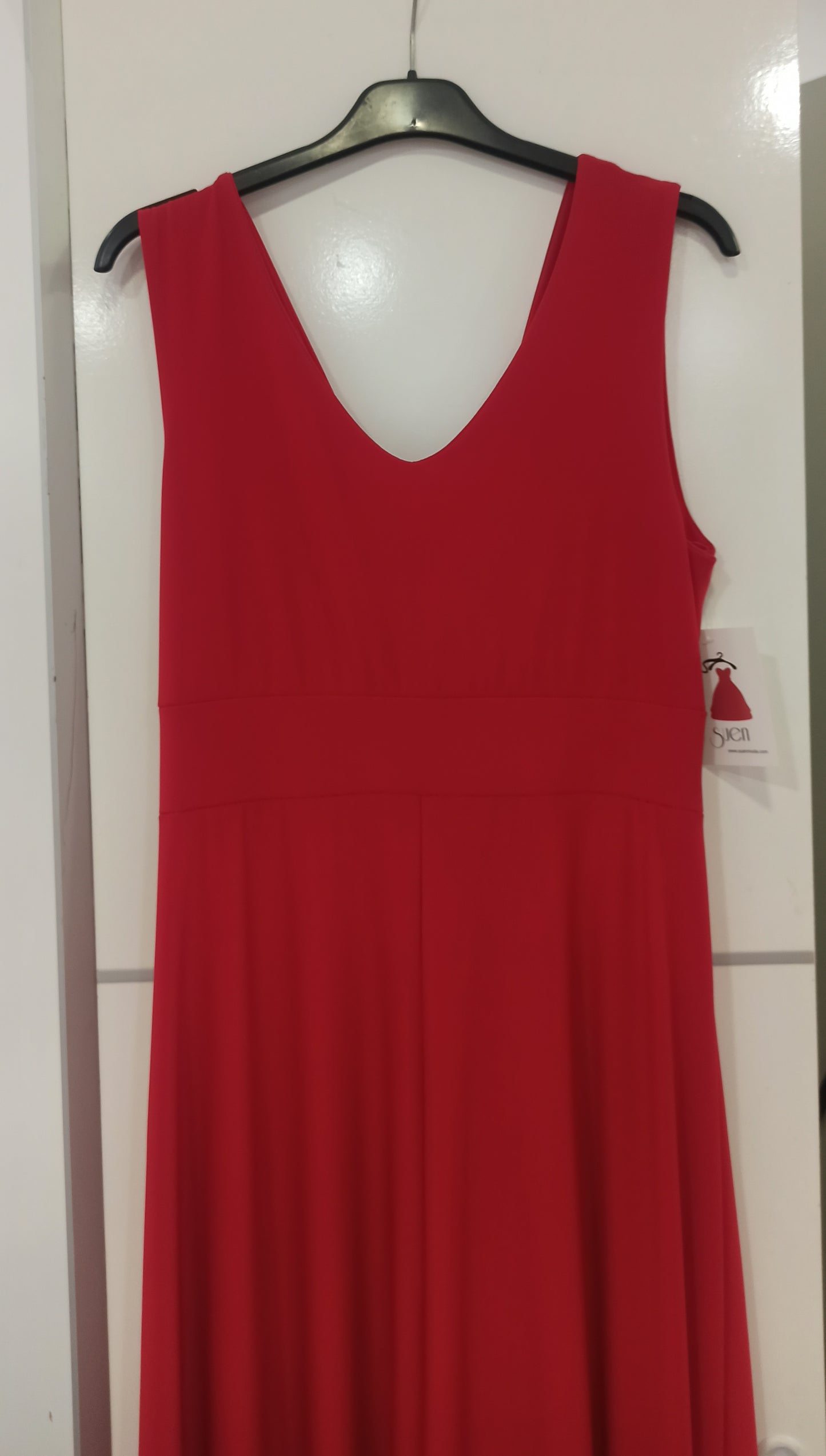 Vestido de Fiesta Largo Arau - Escote Pico Cruzado Licra Elástica