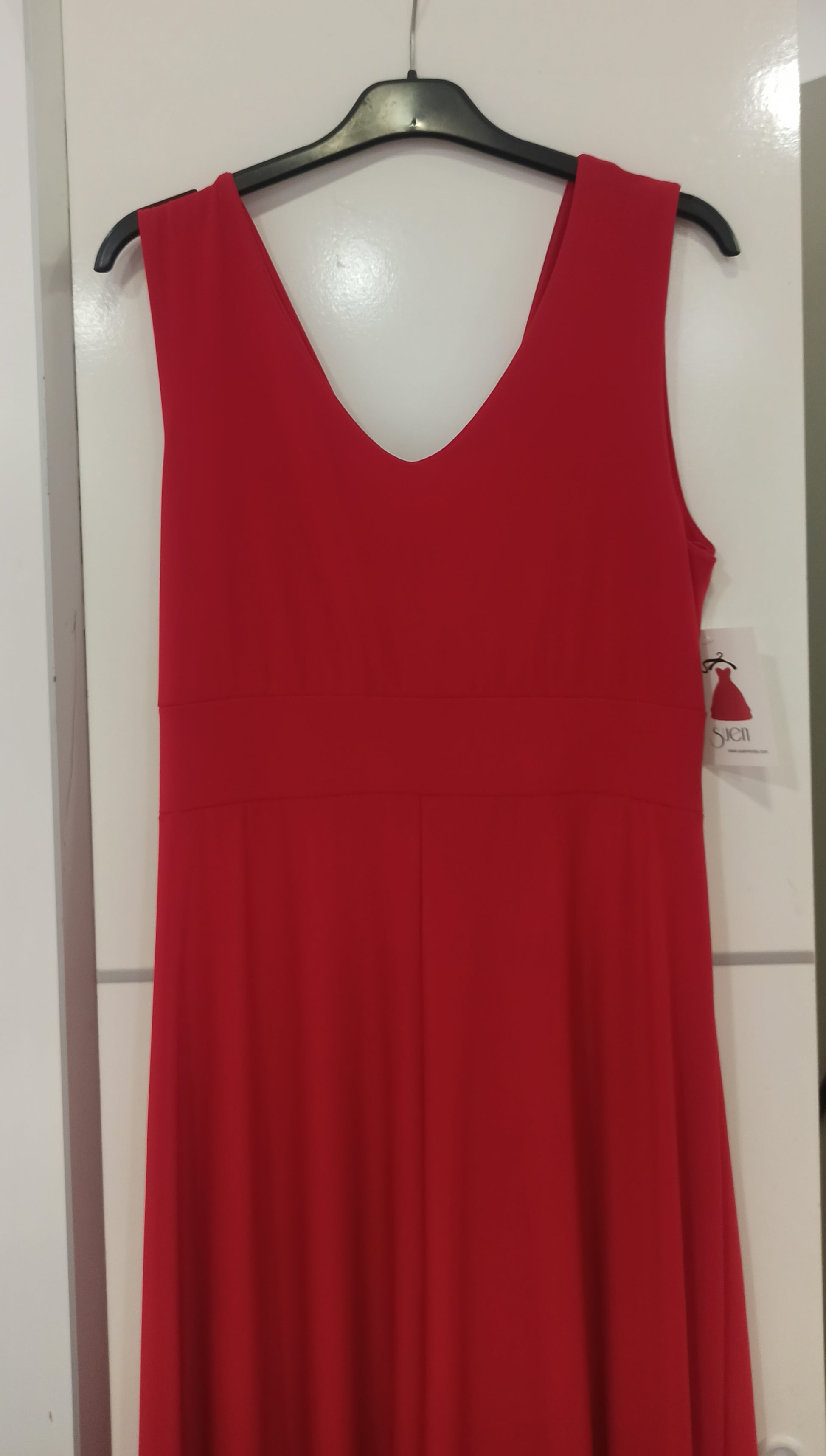 Vestido de Fiesta Largo Arau - Escote Pico Cruzado Licra Elástica