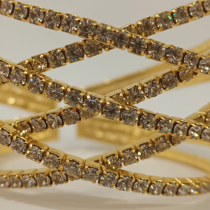 Brazalete de Fiesta Brillos en Plata o Dorado
