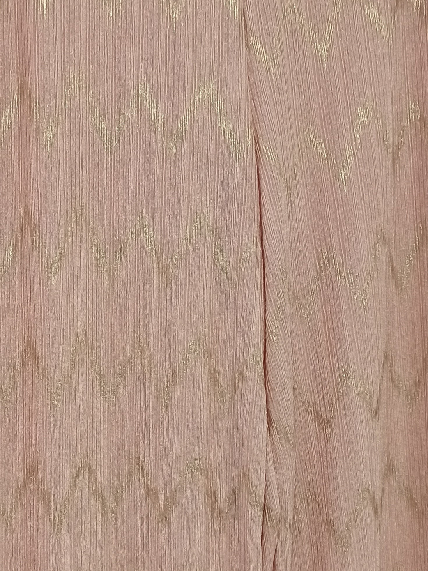 Pantalón de Fiesta Rosa con Senefa Dorada