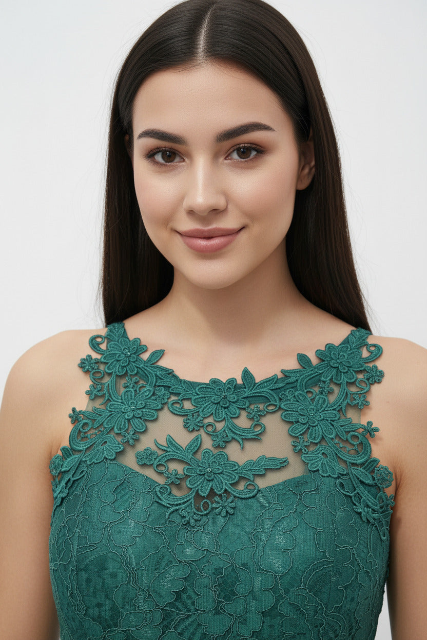 Vestido de Fiesta Corto Falda Tul Surat