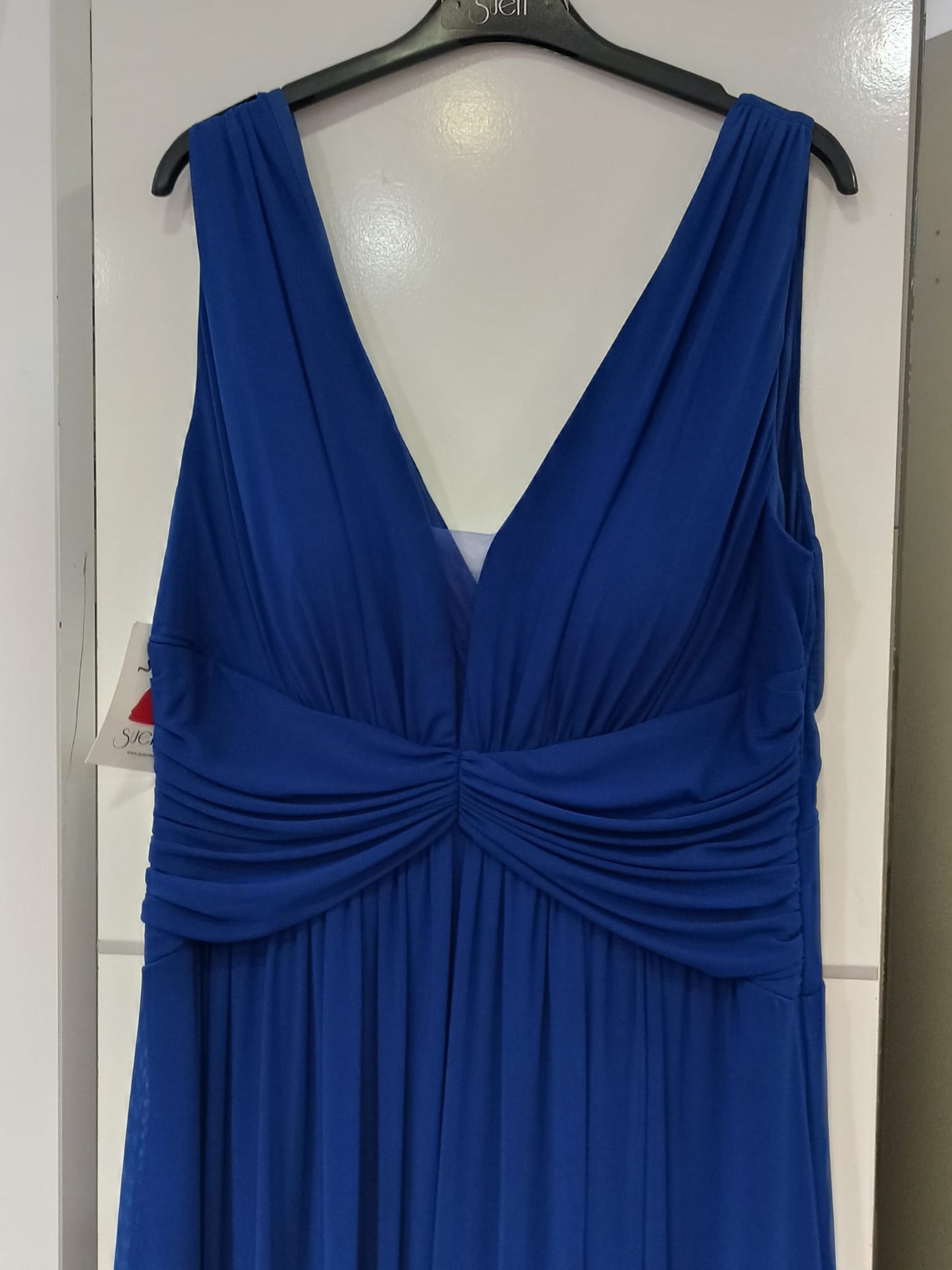 Vestido de Fiesta Largo Sidney - Escote Pico y Abertura Lateral