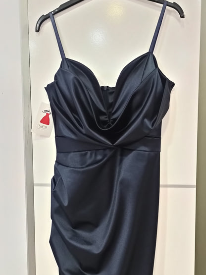 Vestido Largo de Fiesta Cesky - Ajustado con Escote Corazón y Abertura Falda