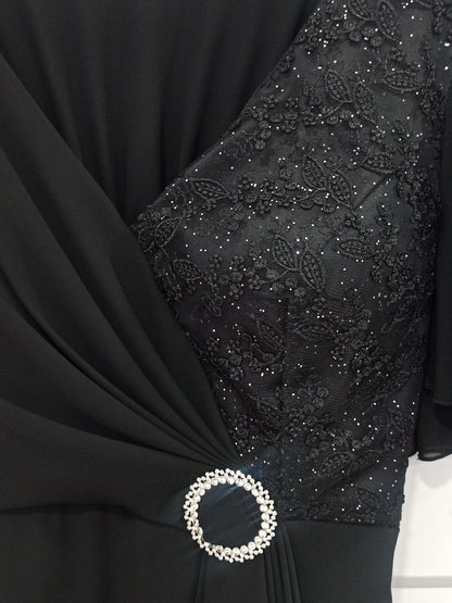 Vestido de fiesta talla grande largo Guadix