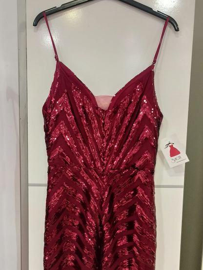 Vestido de Fiesta Sirena con Lentejuelas Gable - Escote en V