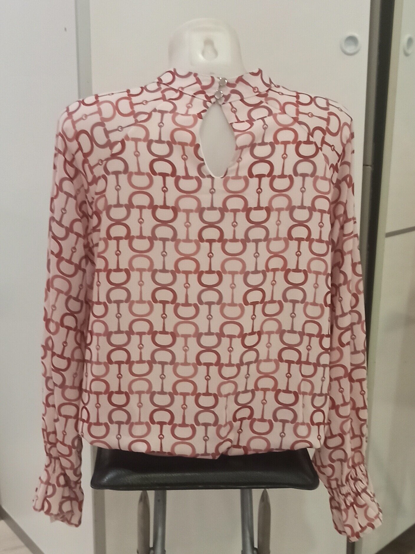 Blusa de Vestir Estampada