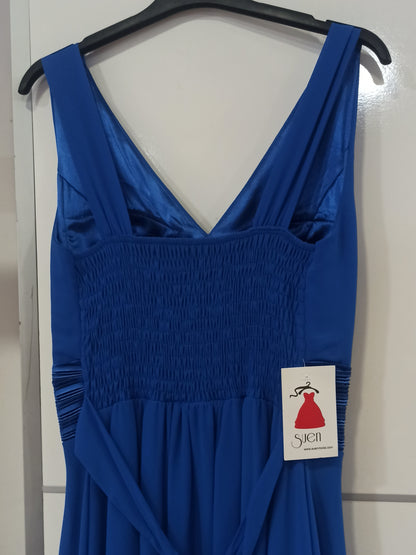 Vestido de Fiesta Corto Lorca-Escote Pico y Falda Vuelo