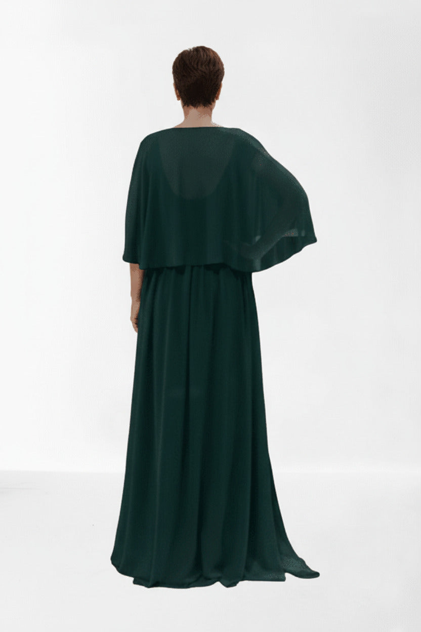 Vestido de fiesta largo Lecce-Talla grande con broche