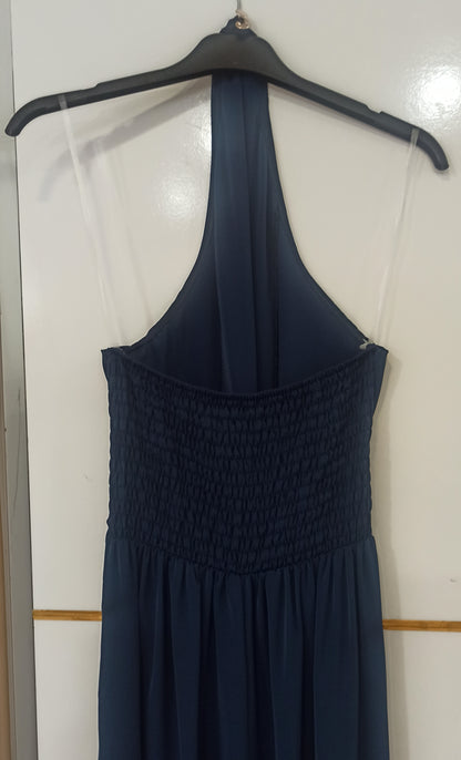 Mono para eventos Essen-Escote Halter con Hebilla Dorada