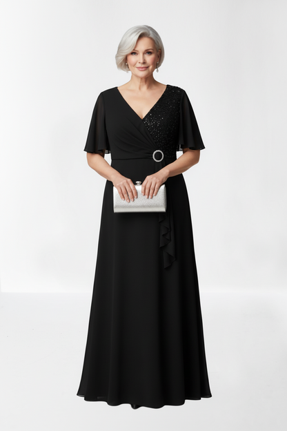 Vestido de fiesta talla grande largo Guadix