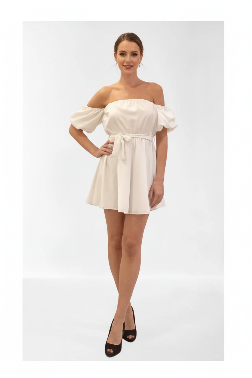 Mono corto de satén Kiara