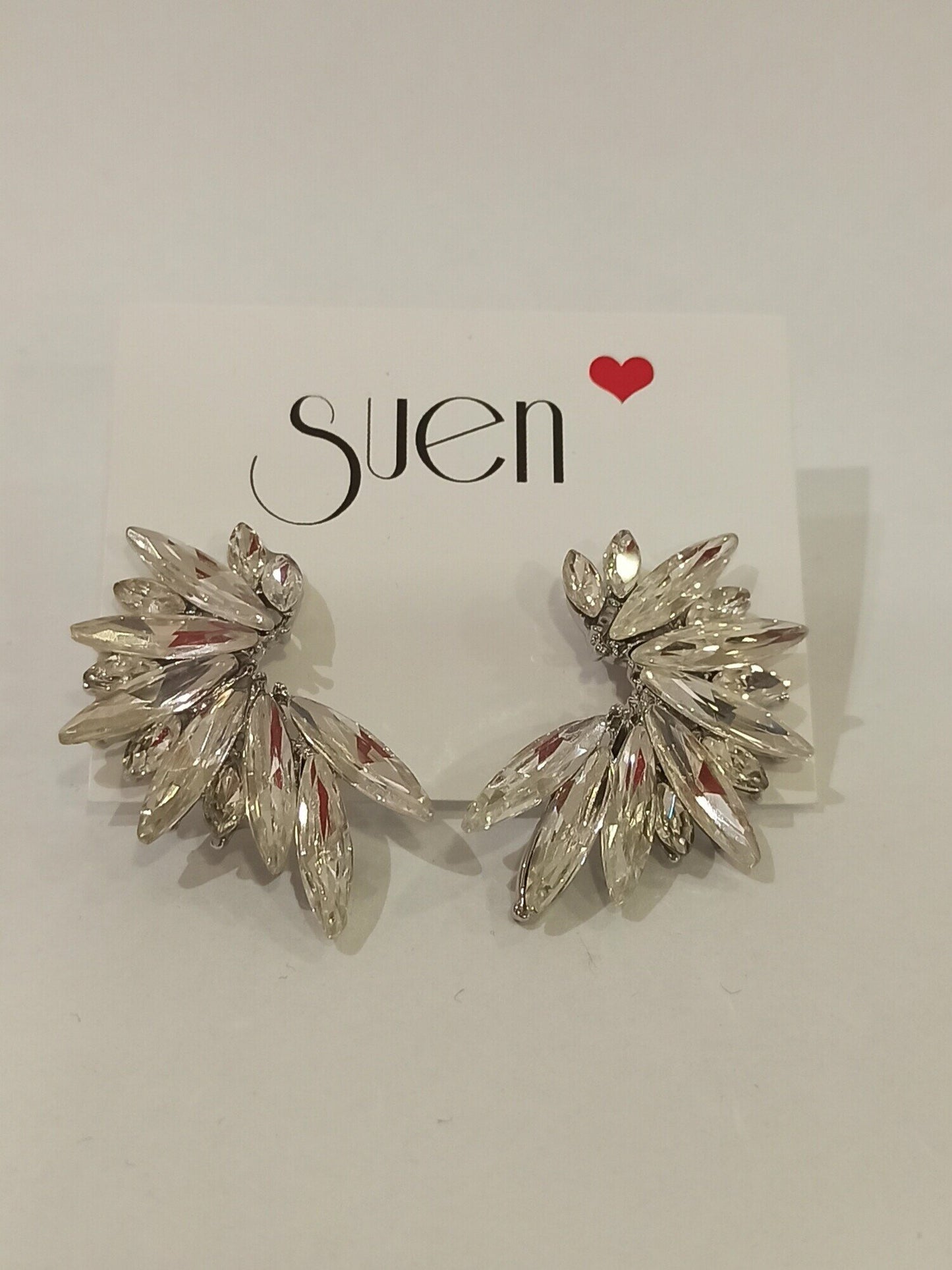 Pendientes Fiesta Pedrería Plata