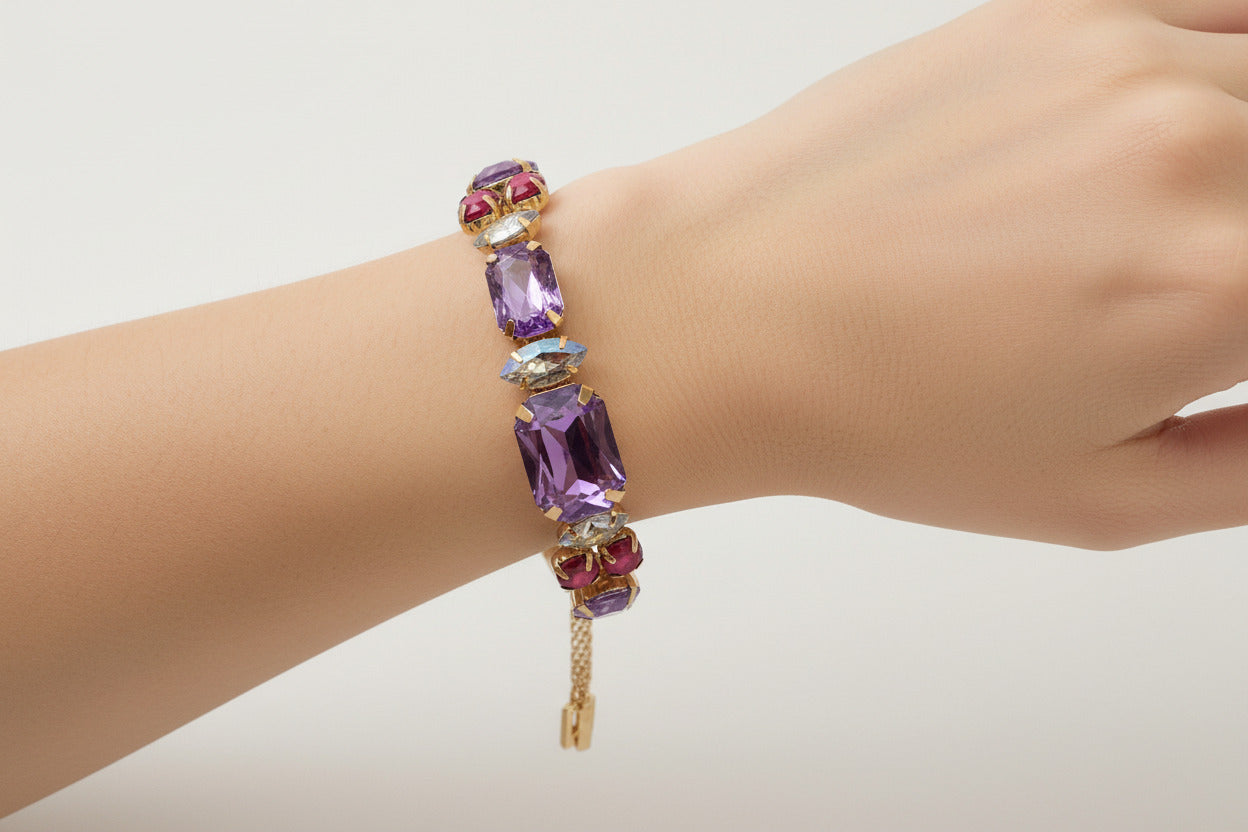 Pulsera de pedrería de colores