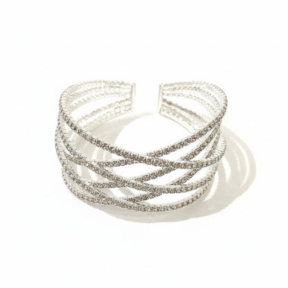 Brazalete de Fiesta Brillos en Plata o Dorado