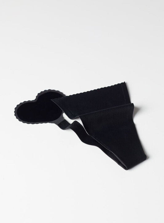 Tanga adhesiva Negro