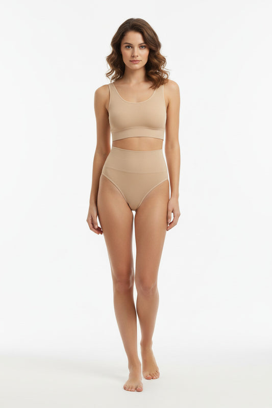 Pack 2 Tangas Moldeadoras con Refuerzo Abdominal - Efecto Reductor