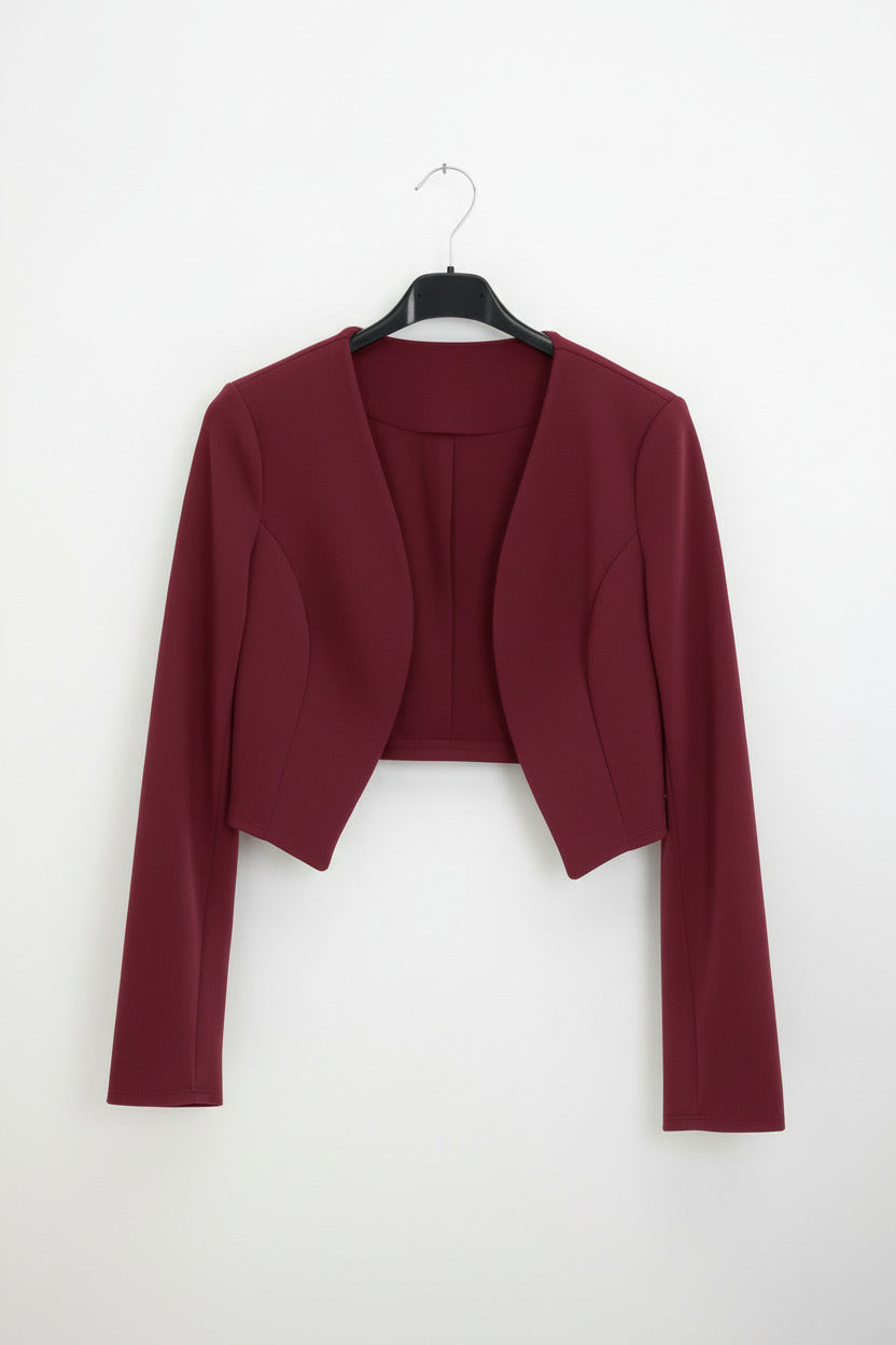 Torera de Fiesta para Mujer Burdeos U (36 38)