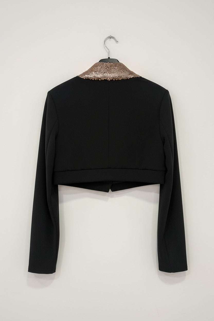 Bolero de Fiesta con brillos Doradas