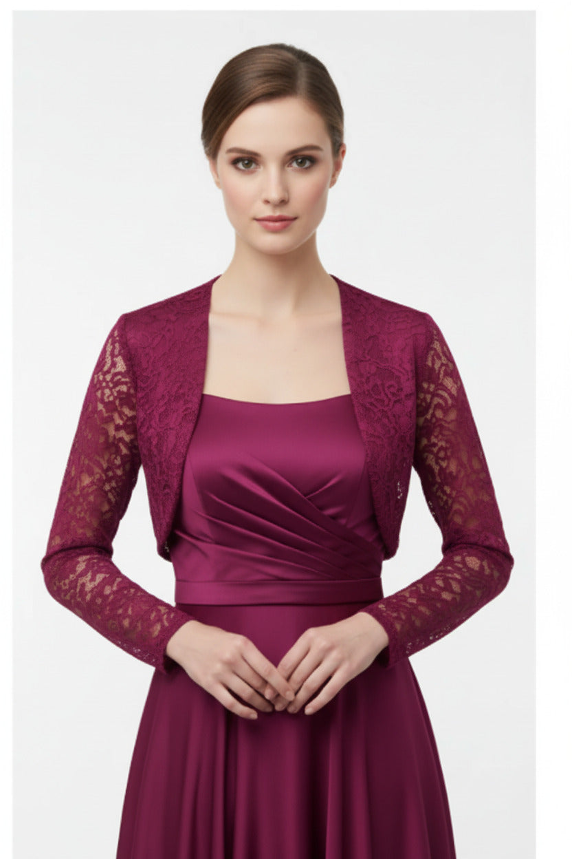 Torera de encaje Magenta U (36 38)