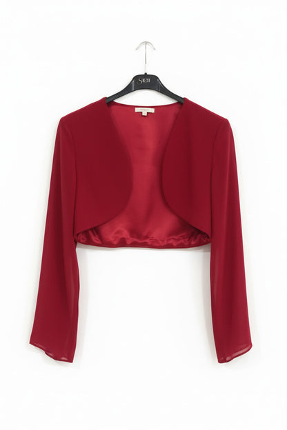 Torera de Gasa con Manga Campana Ciruela U (36 38)