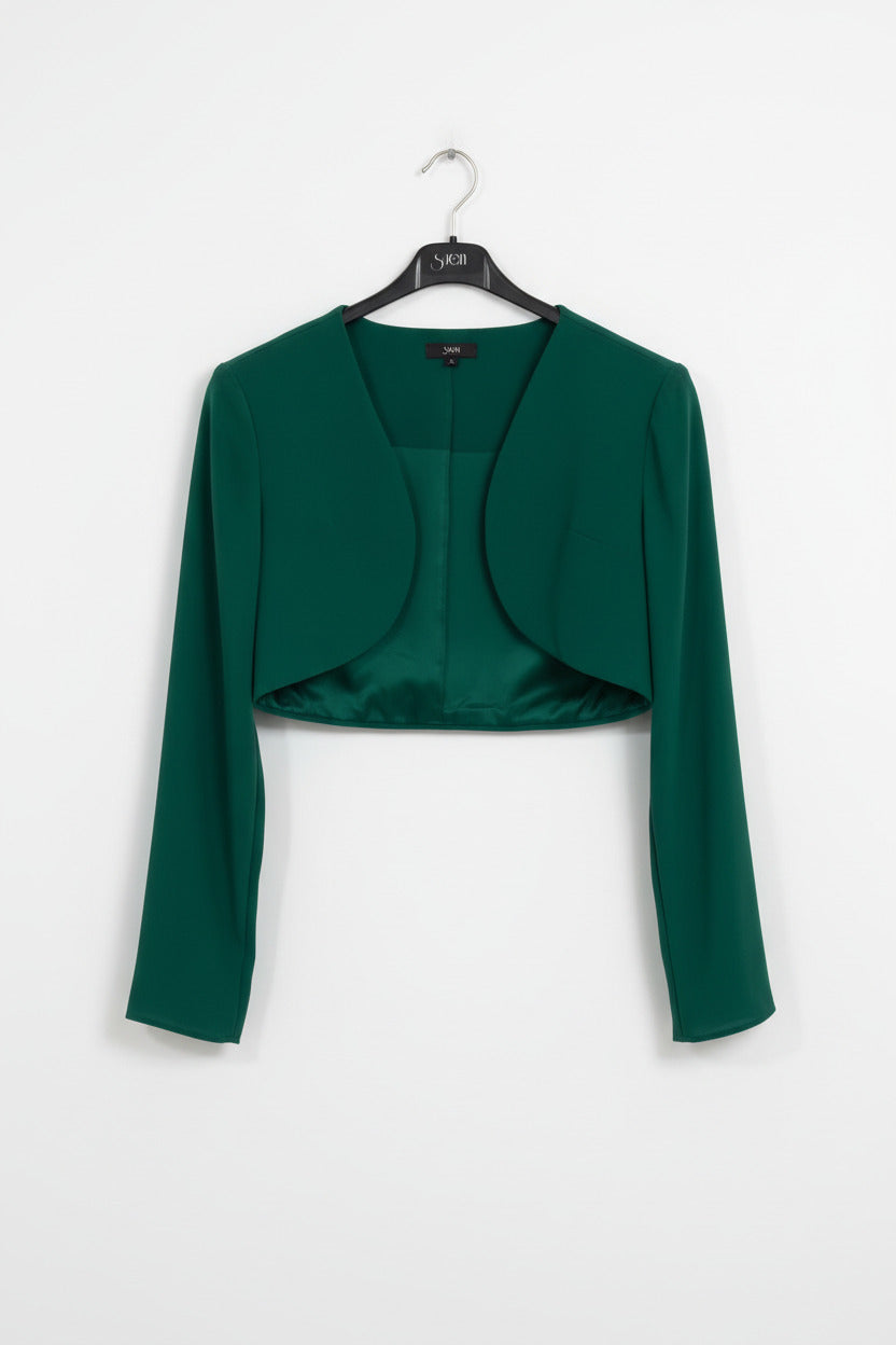 Torera de Gasa con Manga Campana Verde oscuro U (36 38)