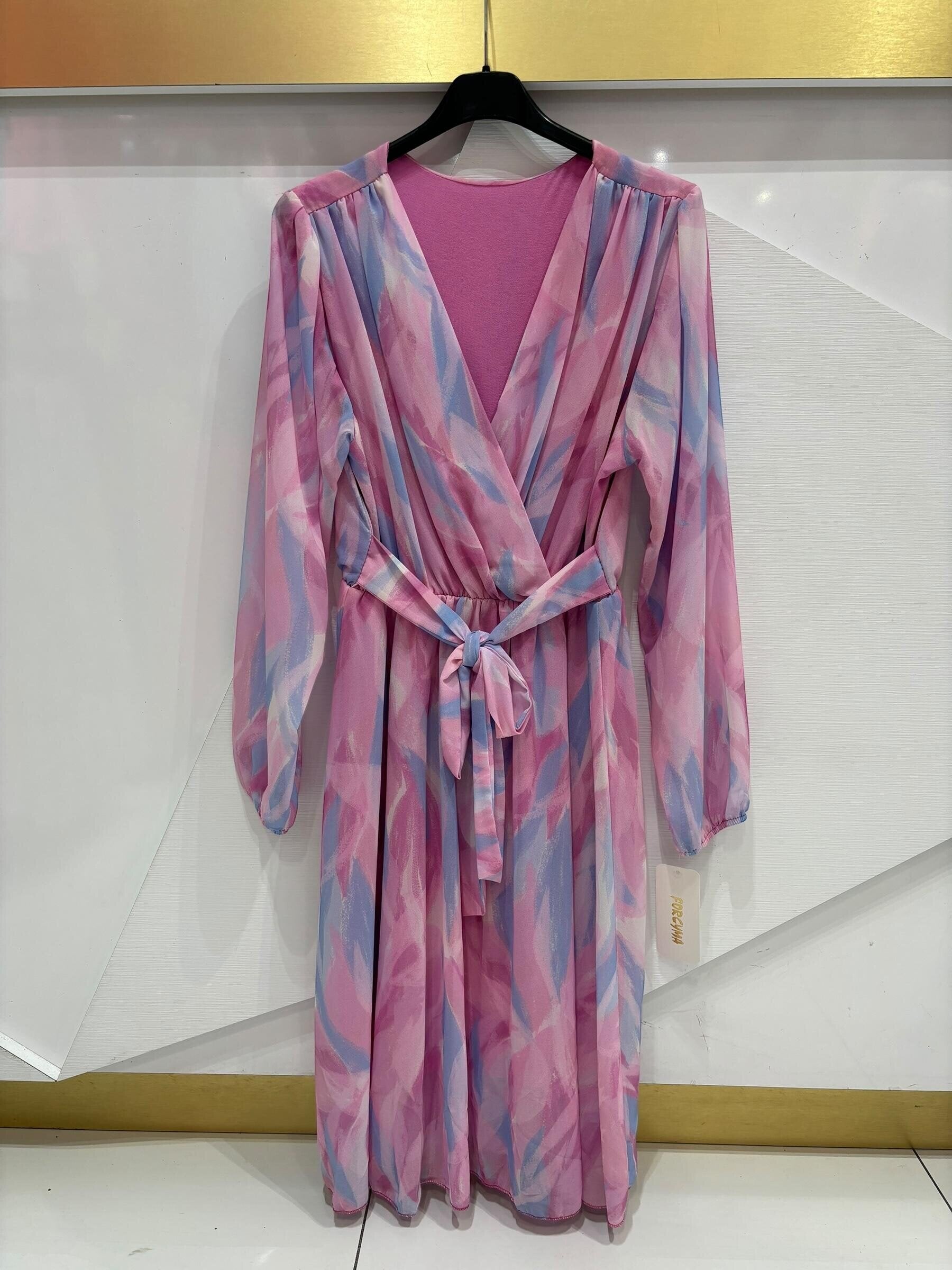 Vestido de fiesta midi estampado