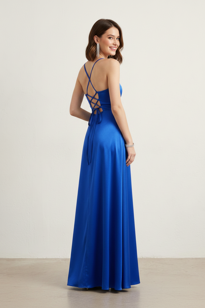 Vestido de Fiesta Largo Turín-Con Corsé y Abertura
