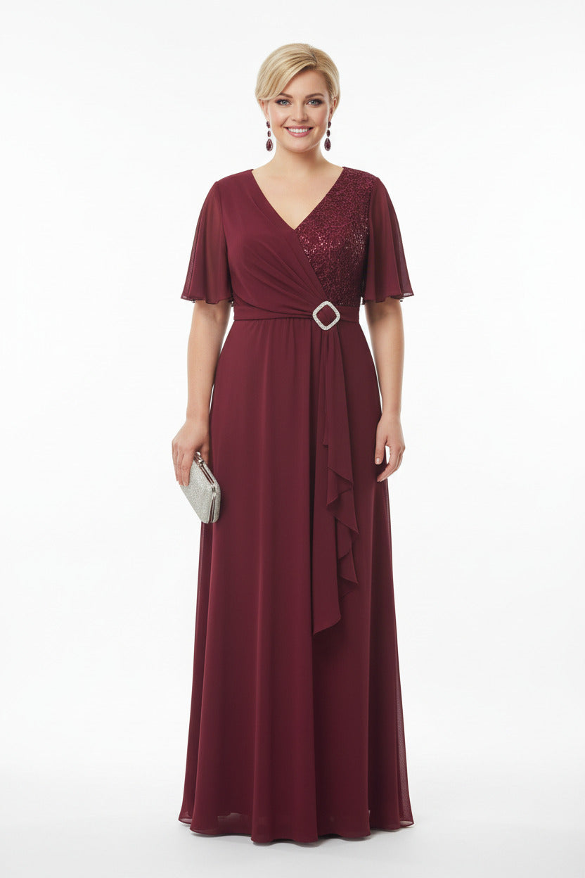 vestido-madrina-largo-detalle-broche-burdeos