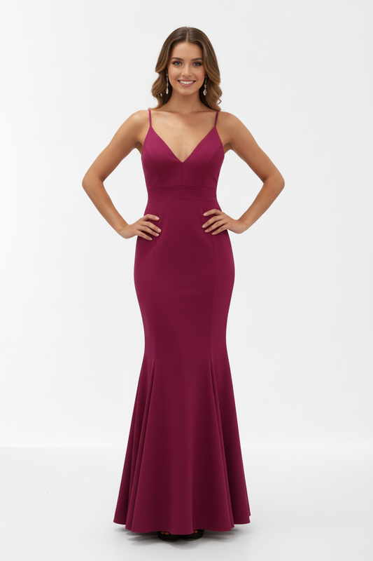 Vestido de Fiesta Sirena Durban - Tirantes Finos