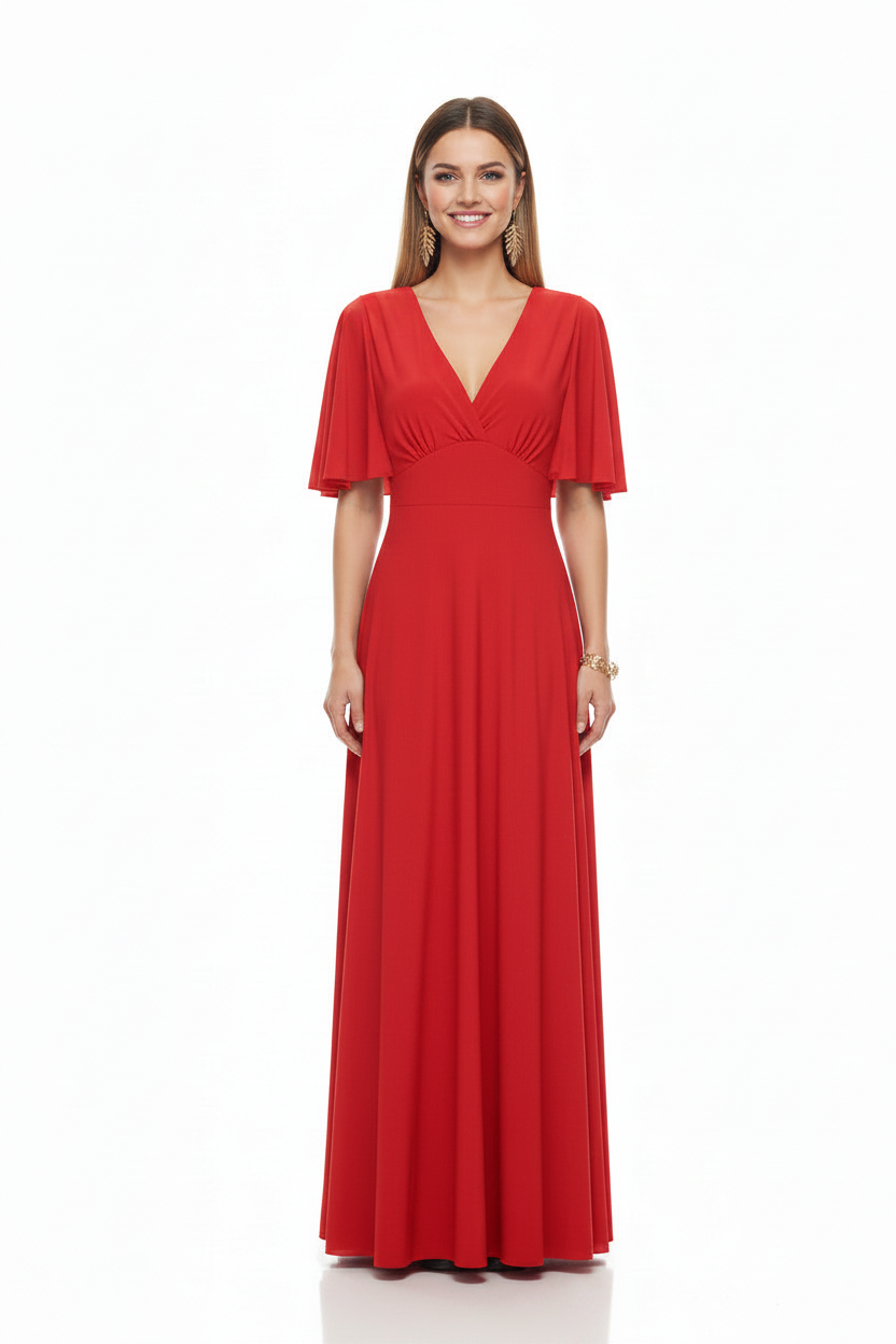 Vestido Memphis Rojo Vivo