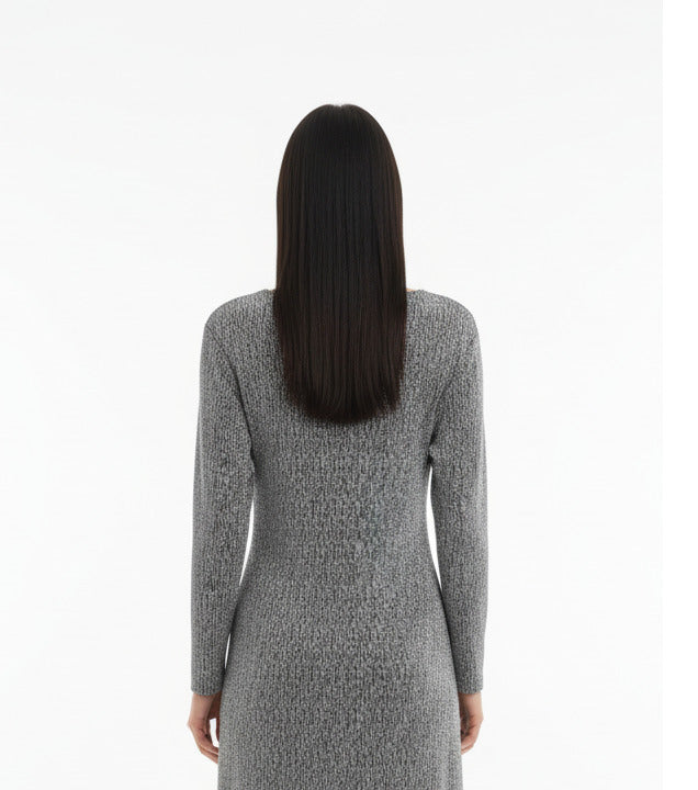 Vestido de fiesta midi escote cruzado Lorna