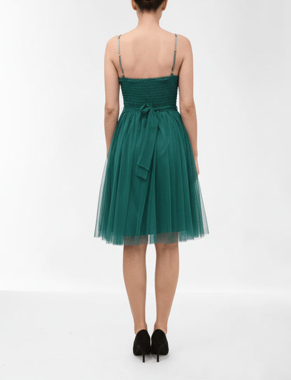 Vestido de Fiesta Corto Falda Tul Surat