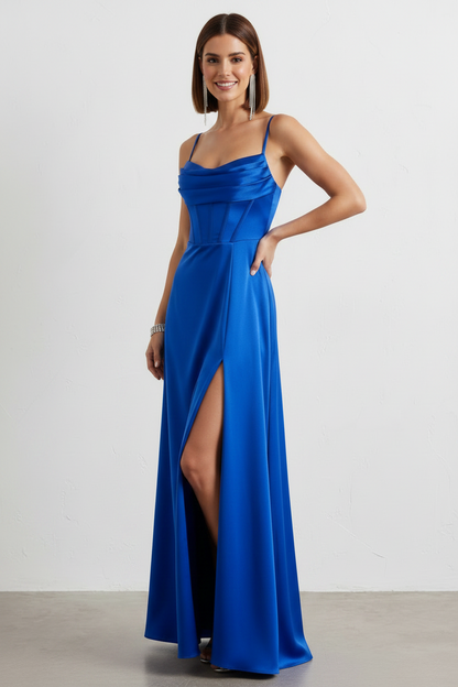 Vestido de Fiesta Largo Turín-Con Corsé y Abertura